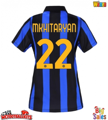 Inter Milan Henrikh Mkhitaryan #22 Replica Home Stadium Shirt for Women 2026-27 Short Sleeve
